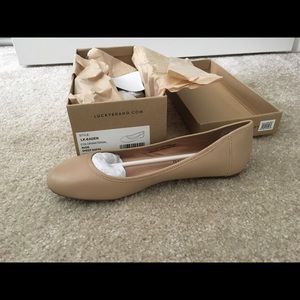 Nude lucky brand flats